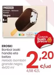 Oferta de Eroski - Helado Bombon Grande Negro por 2,2€ en Eroski