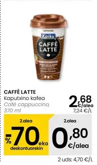 Oferta de Kaiku - Caffe Latte por 2,68€ en Eroski