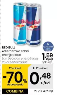Oferta de Red Bull - Las Bebidas Energeticas por 1,59€ en Eroski