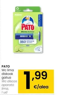Oferta de Pato - Wc Discos Aparato Lima por 1,99€ en Eroski