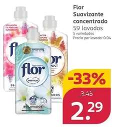 Oferta de Flor - Suavizante Concentrado por 2,29€ en Rossmann