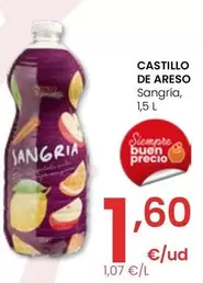 Oferta de Castillo De Areso/ Sangria por 1,6€ en Eroski