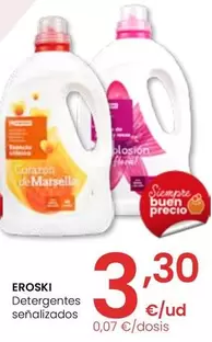 Oferta de Eroski - Detergentes Senalizados por 3,3€ en Eroski
