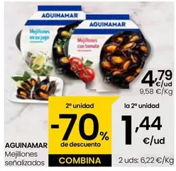 Oferta de Aguinamar - Mejillones  por 4,79€ en Eroski