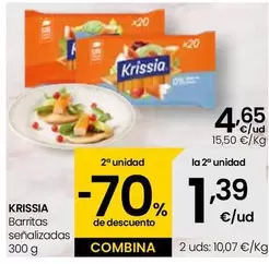 Oferta de Krissia - Barritas  por 4,65€ en Eroski