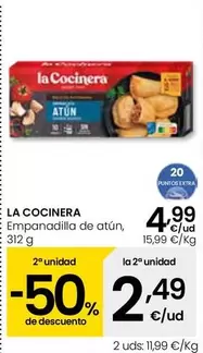 Oferta de La Cocinera - Empanadilla De Atún por 4,99€ en Eroski