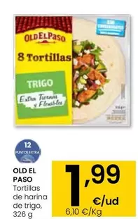 Oferta de Old El Paso - Tortillas De Harina De Trigo por 1,99€ en Eroski