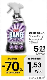Oferta de Cillit Bang - Suciedad Y Humedad por 5,09€ en Eroski