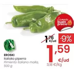 Oferta de Eroski - Pimiento Italiano  por 1,59€ en Eroski