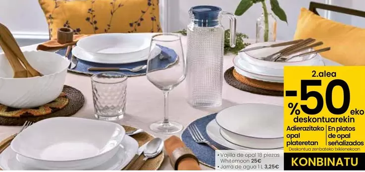 Oferta de En Platos De Opal  por 2,25€ en Eroski