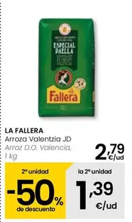 Oferta de La Fallera - Arroz D.O. Valencia por 2,79€ en Eroski