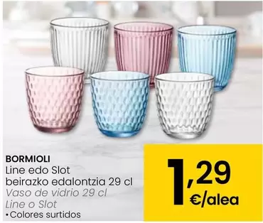 Oferta de Bormioli - Vaso De Vidrio por 1,29€ en Eroski