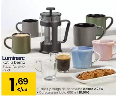 Oferta de Luminarc - Taza Nuevo por 1,69€ en Eroski