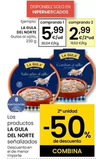 Oferta de La Gula Del Norte - Gulas Al Ajillo por 5,99€ en Eroski
