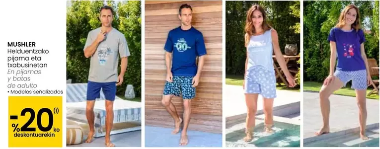 Oferta de Mushler - En Pijamas Y Batas De Adulto en Eroski
