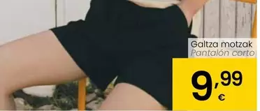 Oferta de Pantalon Corto por 9,99€ en Eroski