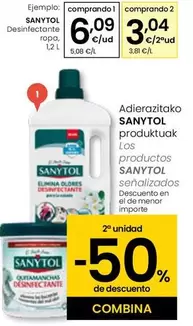 Oferta de Sanytol - Desinfecante Ropa por 6,09€ en Eroski