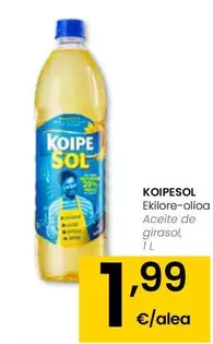 Oferta de Koipesol - Aceite De Girasol por 1,99€ en Eroski