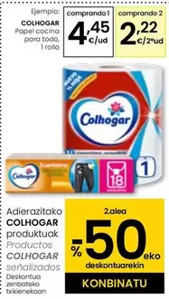 Oferta de Colhogar - Papel Cocina Para Todo por 4,45€ en Eroski