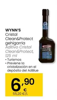 Oferta de Wynn´s - Wynn's Aditivo Cristal Clean&Protect por 6,9€ en Eroski