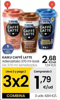 Oferta de Kaiku - Caffè Latte por 2,68€ en Eroski