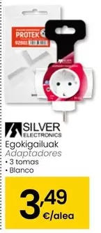 Oferta de Adaptadores por 3,49€ en Eroski