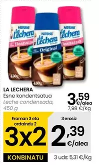 Oferta de Nestlé - La Lechera/ Leche Condensada por 3,59€ en Eroski