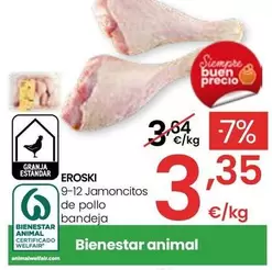 Oferta de Eroski - Jamoncitos De Pollo por 3,35€ en Eroski