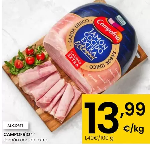 Oferta de Campofrío - Jamon Cocido Extra por 13,99€ en Eroski