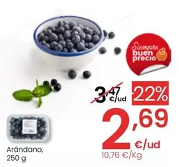 Oferta de Arandano por 2,69€ en Eroski