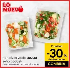 Oferta de Eroski - Hortalizas Vacío Señalizadas en Eroski