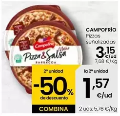 Oferta de Campofrío - Pizzas por 3,15€ en Eroski