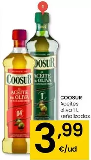 Oferta de Coosur - Aceites Oliva Senalizados por 3,99€ en Eroski