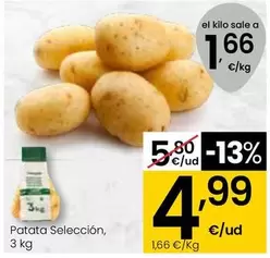 Oferta de Patata Seleccion por 4,99€ en Eroski