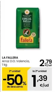 Oferta de La Fallera - Arroz D.O. Valencia por 2,79€ en Eroski