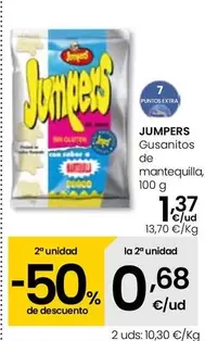 Oferta de Jumpers - Gusanitos De Mantequilla por 1,37€ en Eroski