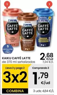 Oferta de Kaiku - Caffè Latte por 2,68€ en Eroski