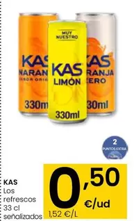 Oferta de Kas - Los Refrescos por 0,5€ en Eroski