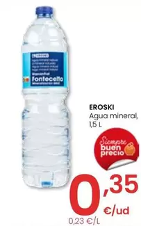 Oferta de Eroski - Agua Mineral por 0,35€ en Eroski