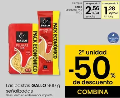 Oferta de Gallo - Spaguetti N'3 por 2,56€ en Eroski