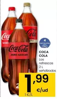 Oferta de Coca-Cola - Los Refrescos Senalizados por 1,99€ en Eroski