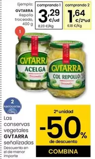 Oferta de Gvtarra - Repollo Trocado por 3,29€ en Eroski