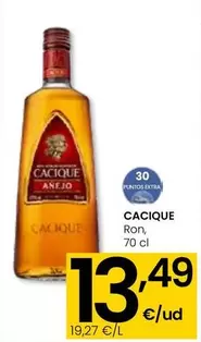 Oferta de Cacique - Ron por 13,49€ en Eroski