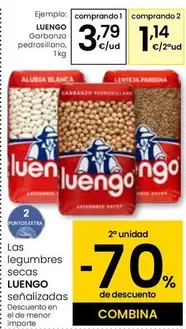 Oferta de Luengo - Garbanzo Pedrosillano por 3,79€ en Eroski