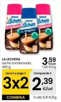 Oferta de Nestlé - La Lechera/ Leche Condensada por 3,59€ en Eroski