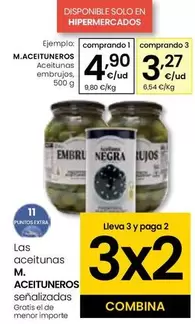 Oferta de Maestros Aceituneros - Aceitunas Embrujos por 4,9€ en Eroski