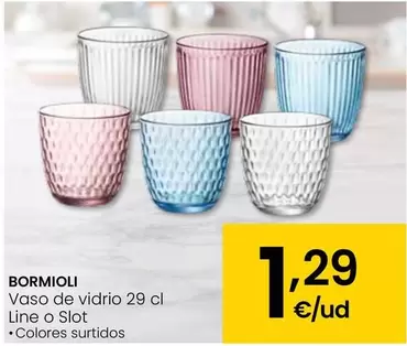 Oferta de Bormioli - Vaso De Vidrio por 1,29€ en Eroski