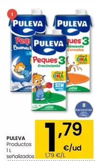 Oferta de Puleva - Productos por 1,79€ en Eroski