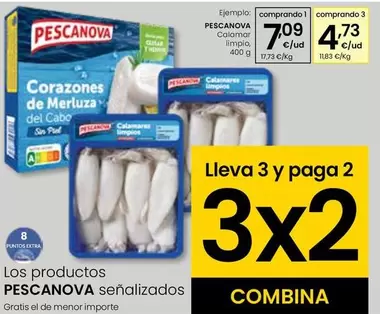 Oferta de Pescanova - Calamar Limpio por 7,09€ en Eroski