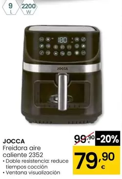 Oferta de Jocca - Freidora Aire Caliente 2352 por 79,9€ en Eroski